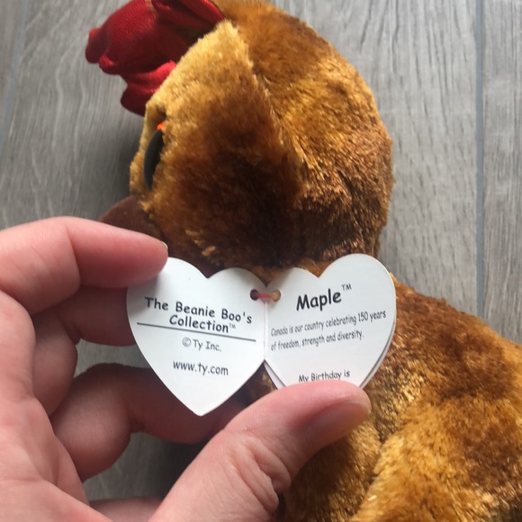 NWT Ty Beanie Boo Maple the moose 6” - Picture 4 of 4